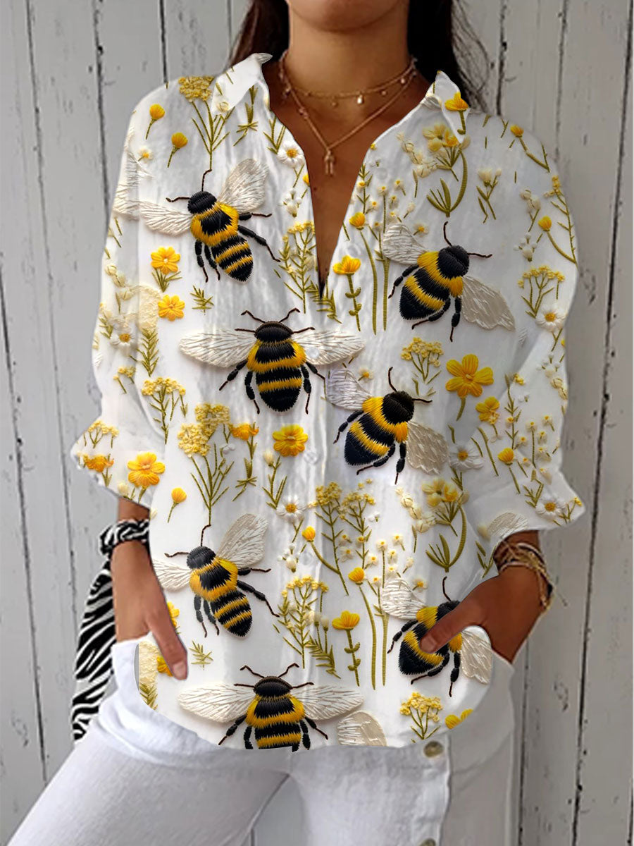 Katelyn | Golden Bee Bluse
