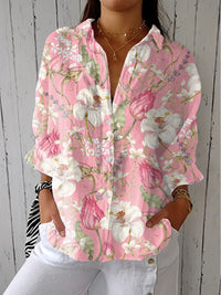Cattleya | Elegante Blüte Bluse