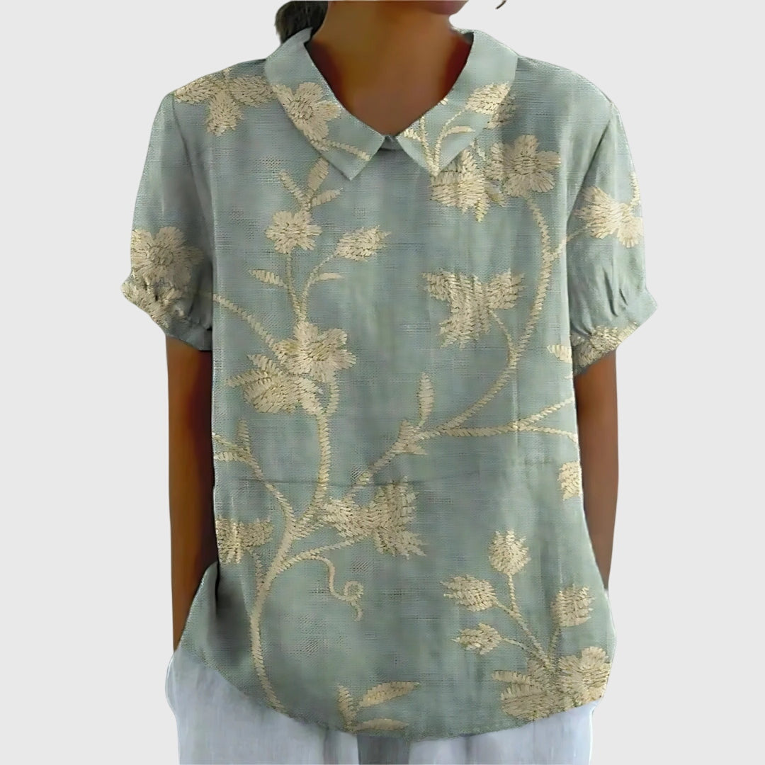 Karen | Blumige Bluse