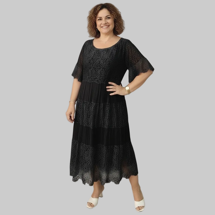 Camille | Kleid mit Spitzen-Details
