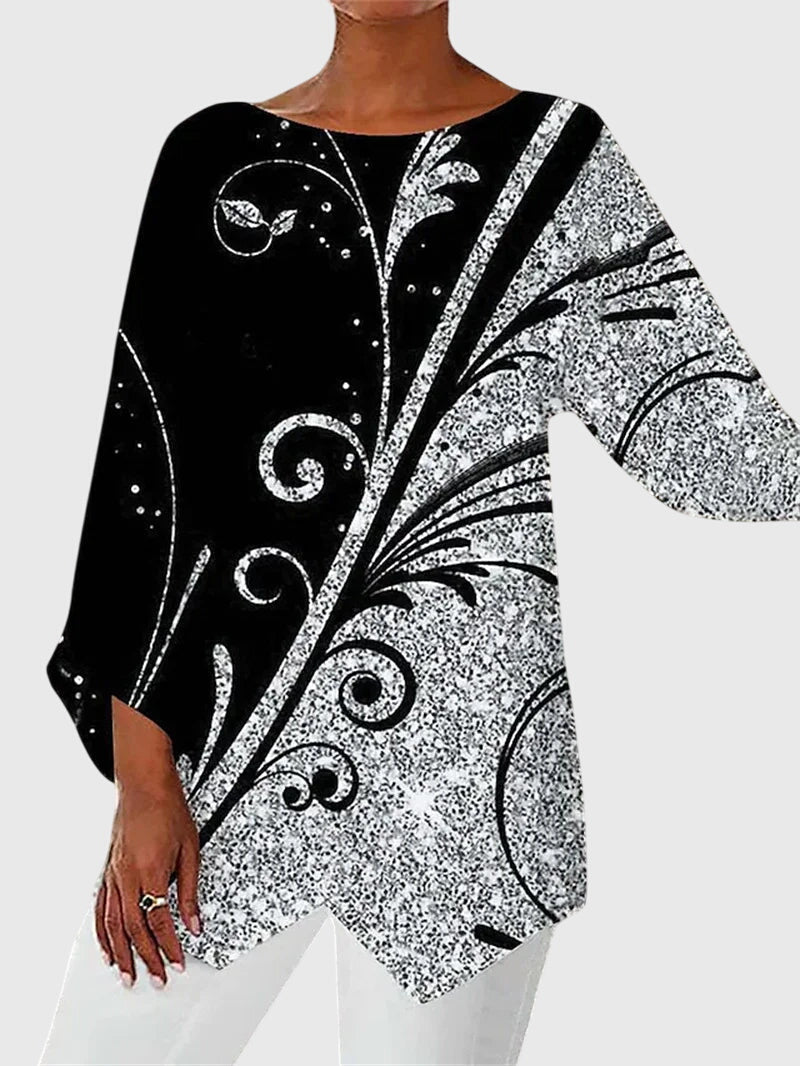 Elizabeth | Elegantes Rundhals-Top