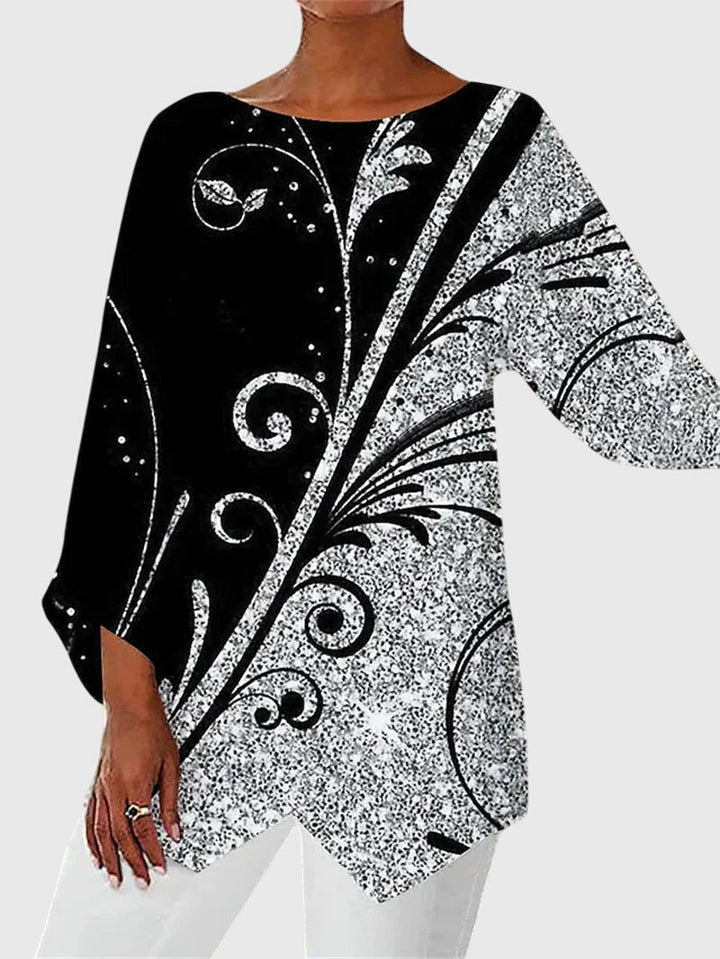 Elizabeth | Elegantes Rundhals-Top