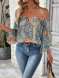 Quinn | Off-Shoulder Boho-Bluse