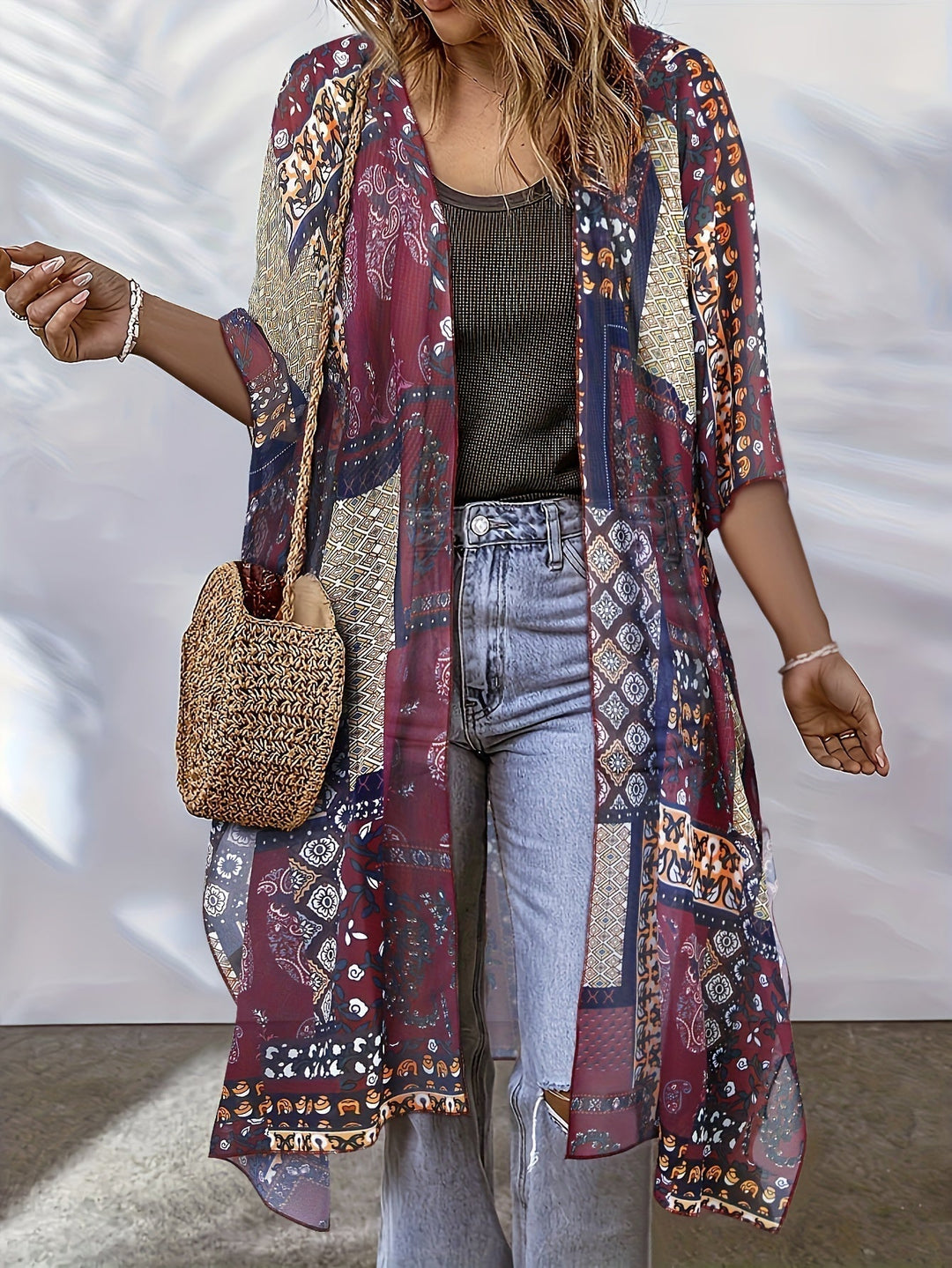 Audrey | Bohemian Langer Cardigan