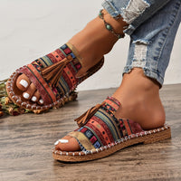 Addison | Boho-Tassel-Sandalen