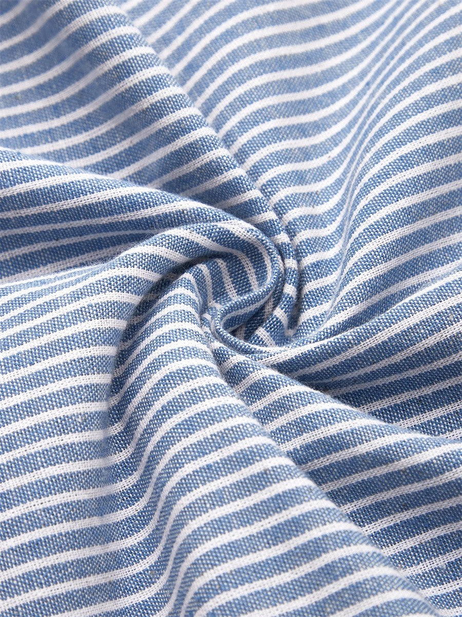 Davina | Gestreiftes Midi-Kleid