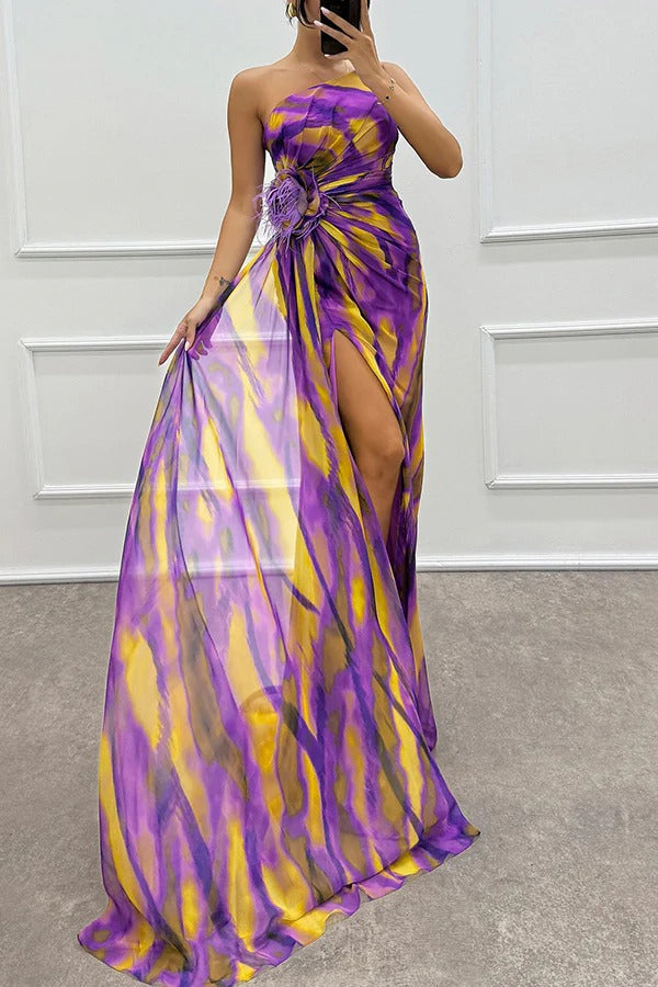 Sandra | Lebhaftes Drapiertes Kleid