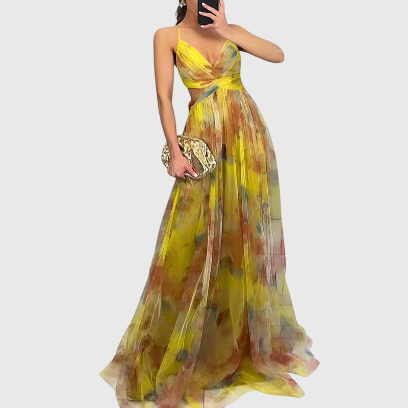 Gretchen | Florales Maxikleid