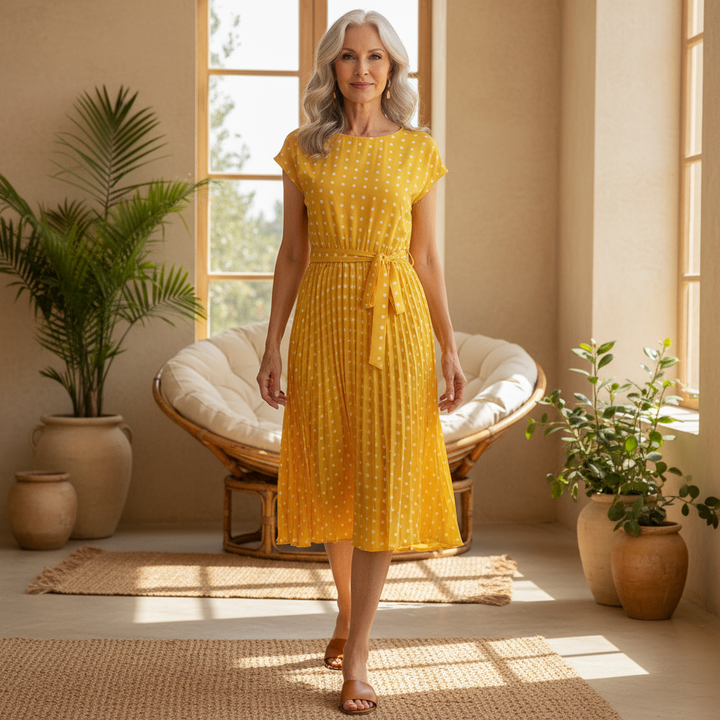 Beth | Polka Bloom Kleid