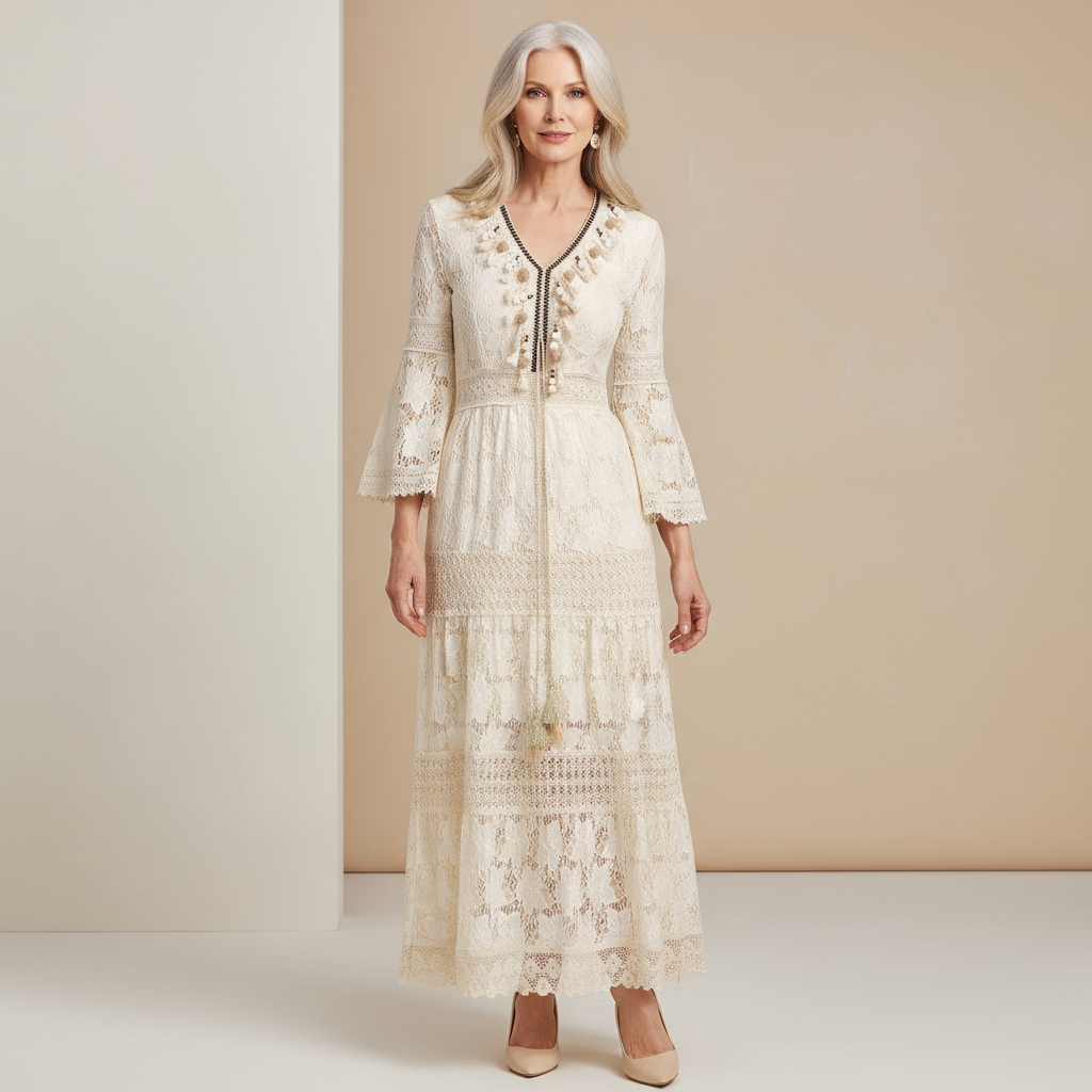 Amary | Boho Spitzenkleid