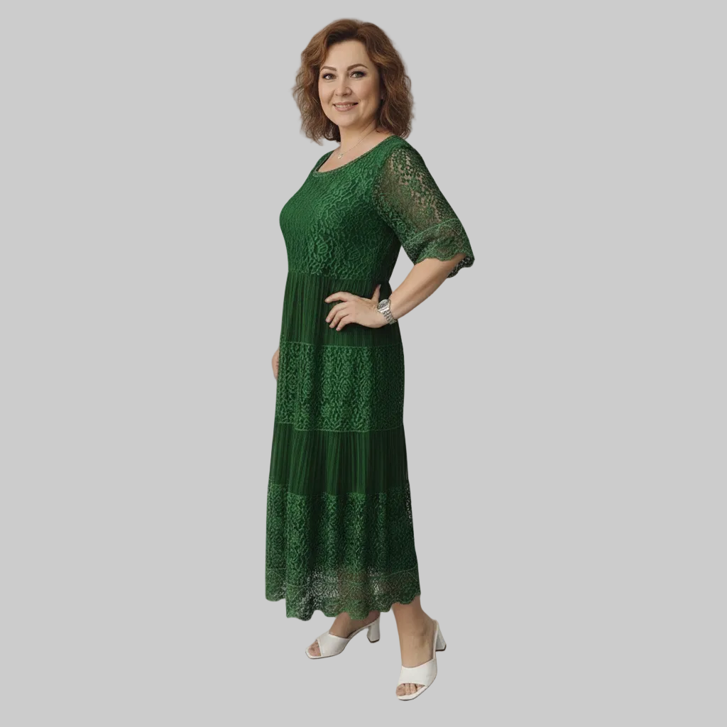 Camille | Kleid mit Spitzen-Details