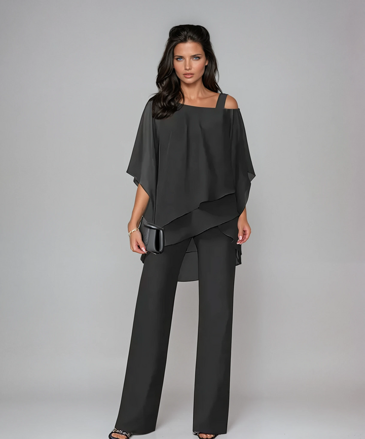 Anne | Elegantes Zweiteiliges Set mit fliessender Silhouette