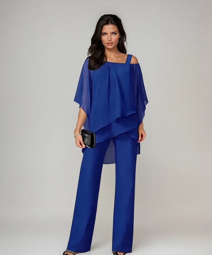Anne | Elegantes Zweiteiliges Set mit fliessender Silhouette