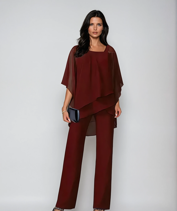 Anne | Elegantes Zweiteiliges Set mit fliessender Silhouette
