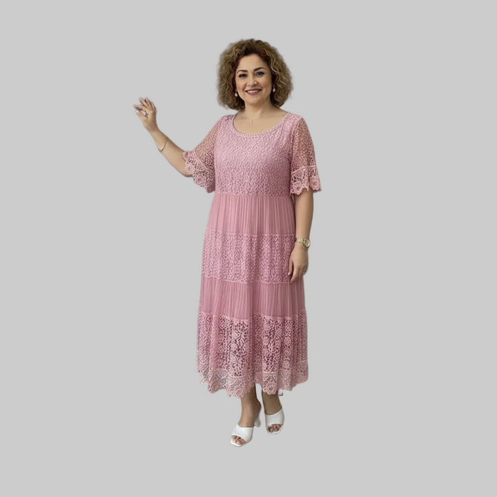 Camille | Kleid mit Spitzen-Details