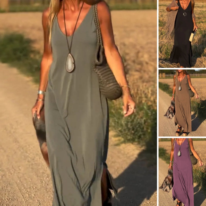 Selma | Entspanntes ärmelloses Kleid