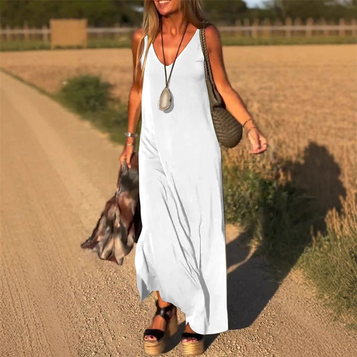 Selma | Entspanntes ärmelloses Kleid