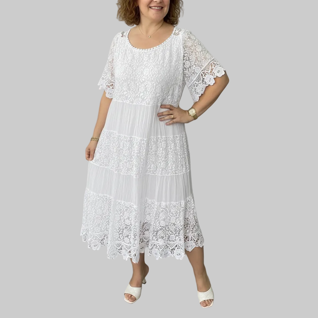 Camille | Kleid mit Spitzen-Details
