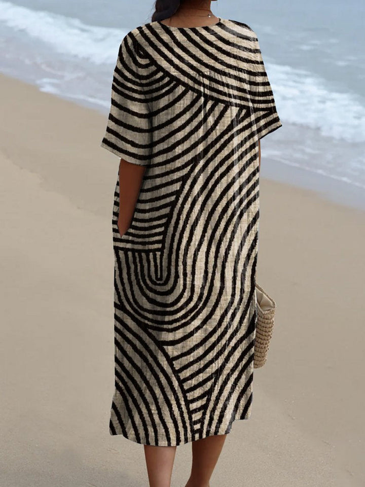 Jinte | Künstlerisches Druckkleid